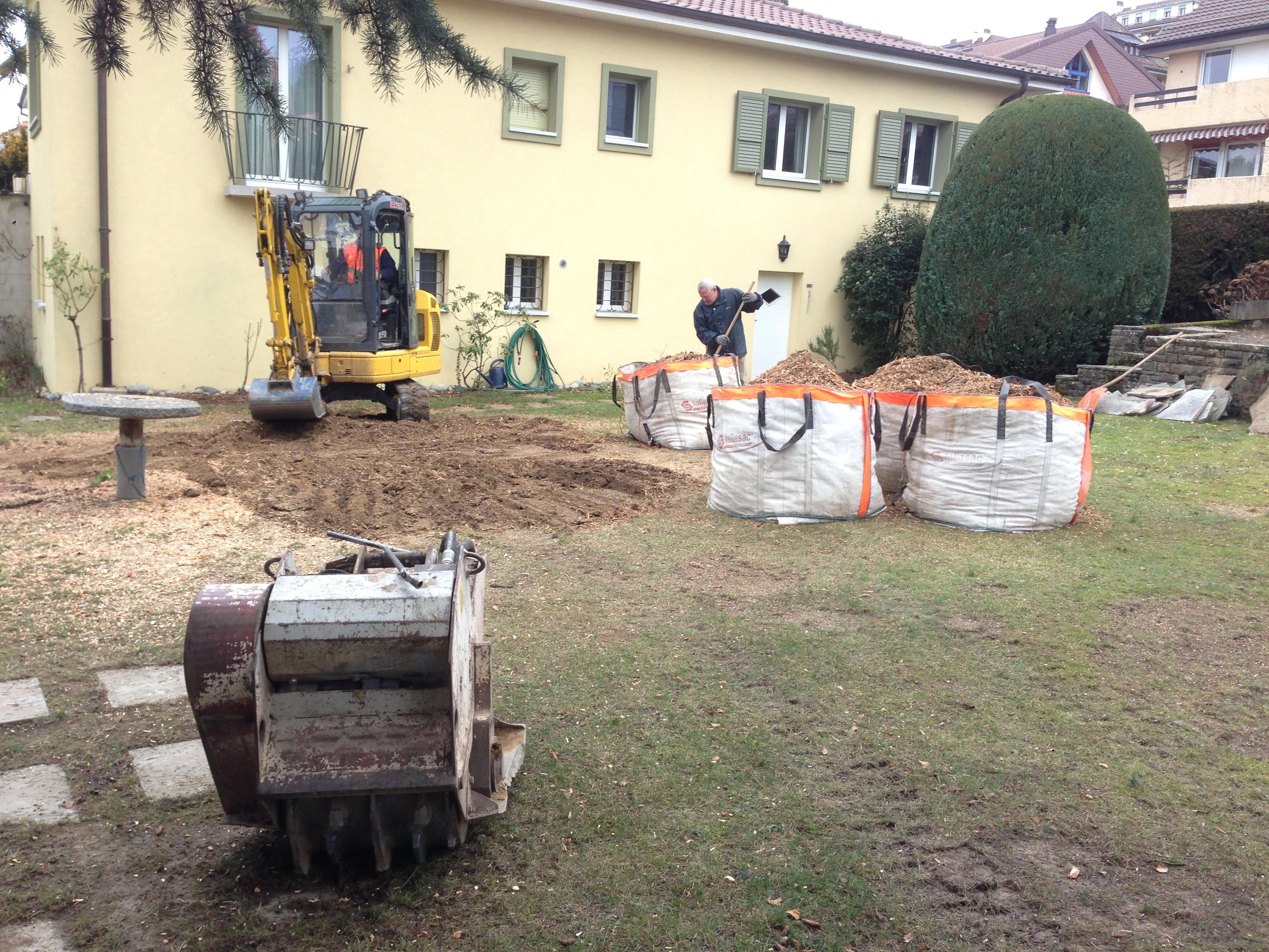 Broyage de souche dans le Jura — SAS POLYVIER